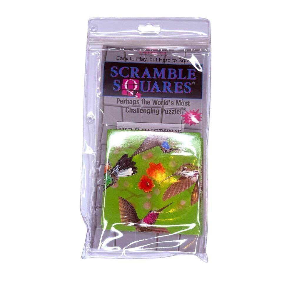 Scramble Squares Hummingbirds Puzzle – New in Package – Brain Teaser 9-Piece